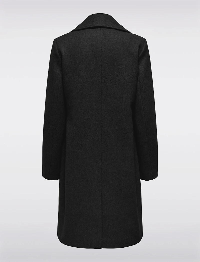 Manteau Classique à Double Boutonnage Col Revers Poches & Fente au Dos par Only