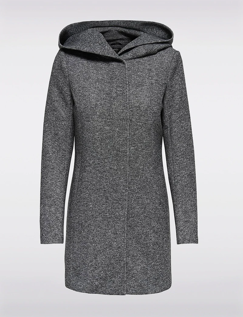 Veste Capuche Zip Boxing Day par Only | Manteaux