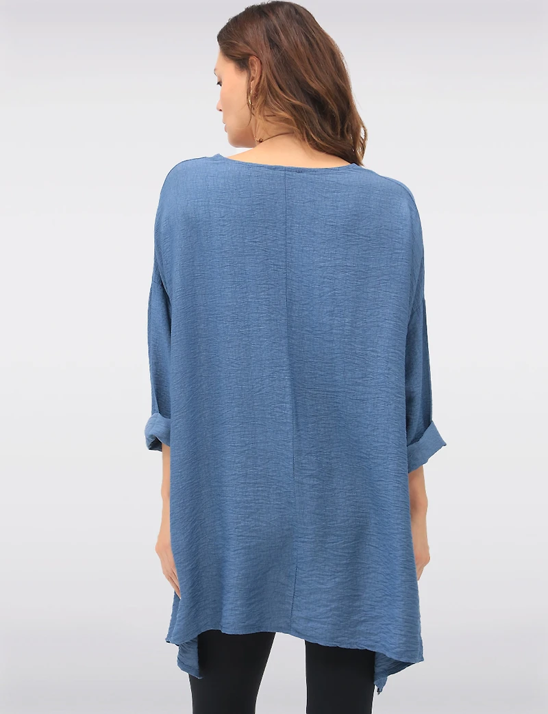 Tunique Crinkle Boxing day Deals par Froccella | Manteaux Manteaux