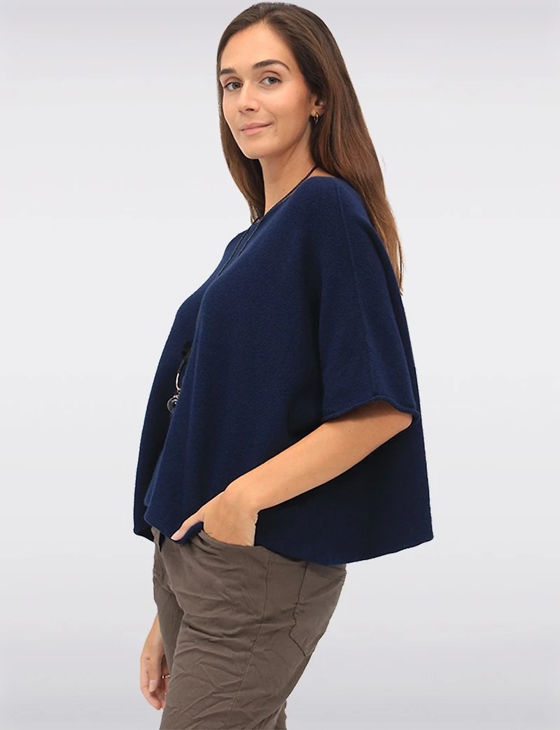 Haut Tricot Court Boxing day Deals par Froccella | Manteaux