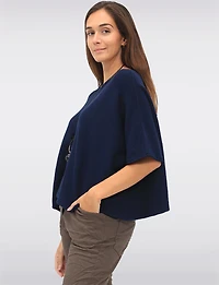 Haut Tricot Court Boxing day Deals par Froccella | Manteaux