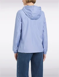 Veste Coupe-vent Légère Sportive Avec Capuche Doublée À Pois Par Details