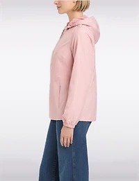 Veste Coupe-vent Légère Sportive Avec Capuche Doublée À Pois Par Details