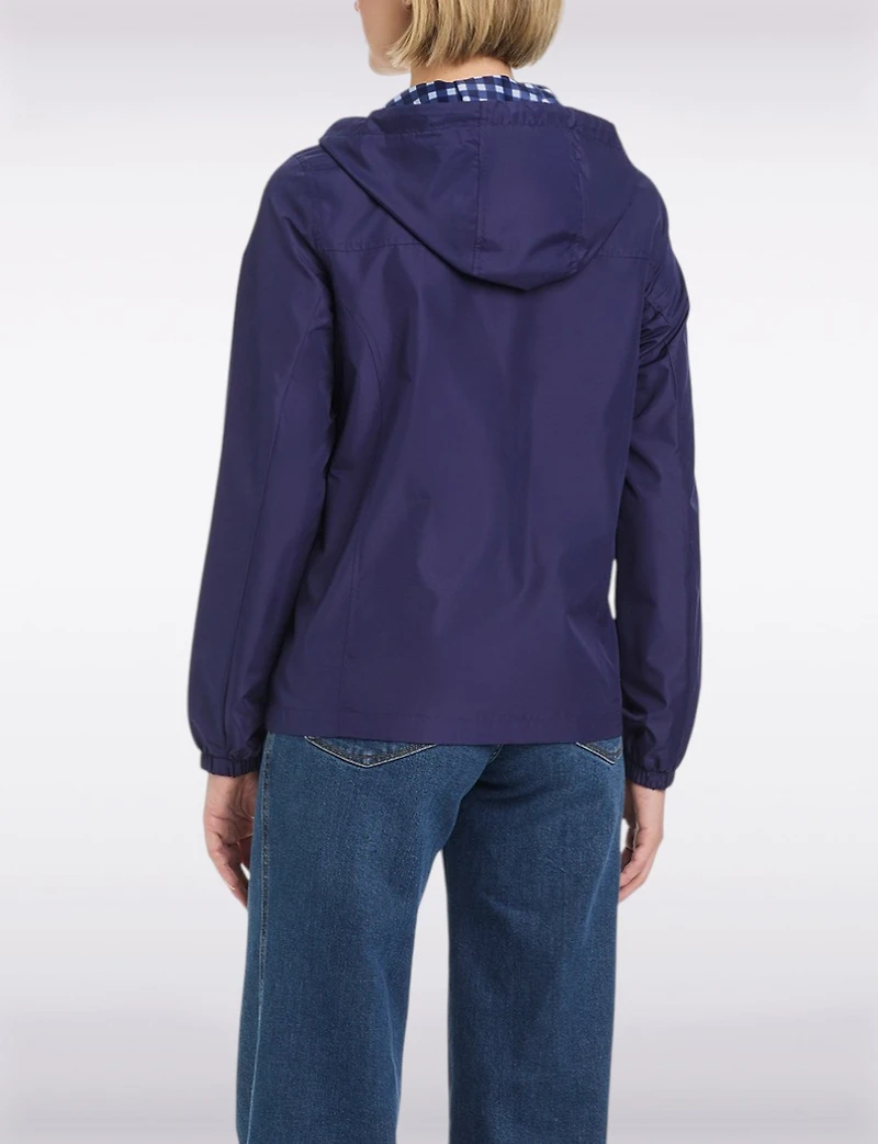 Coupe-Vent Légèr & Sportif Avec Capuche Doublée Motif De Gingham par Details