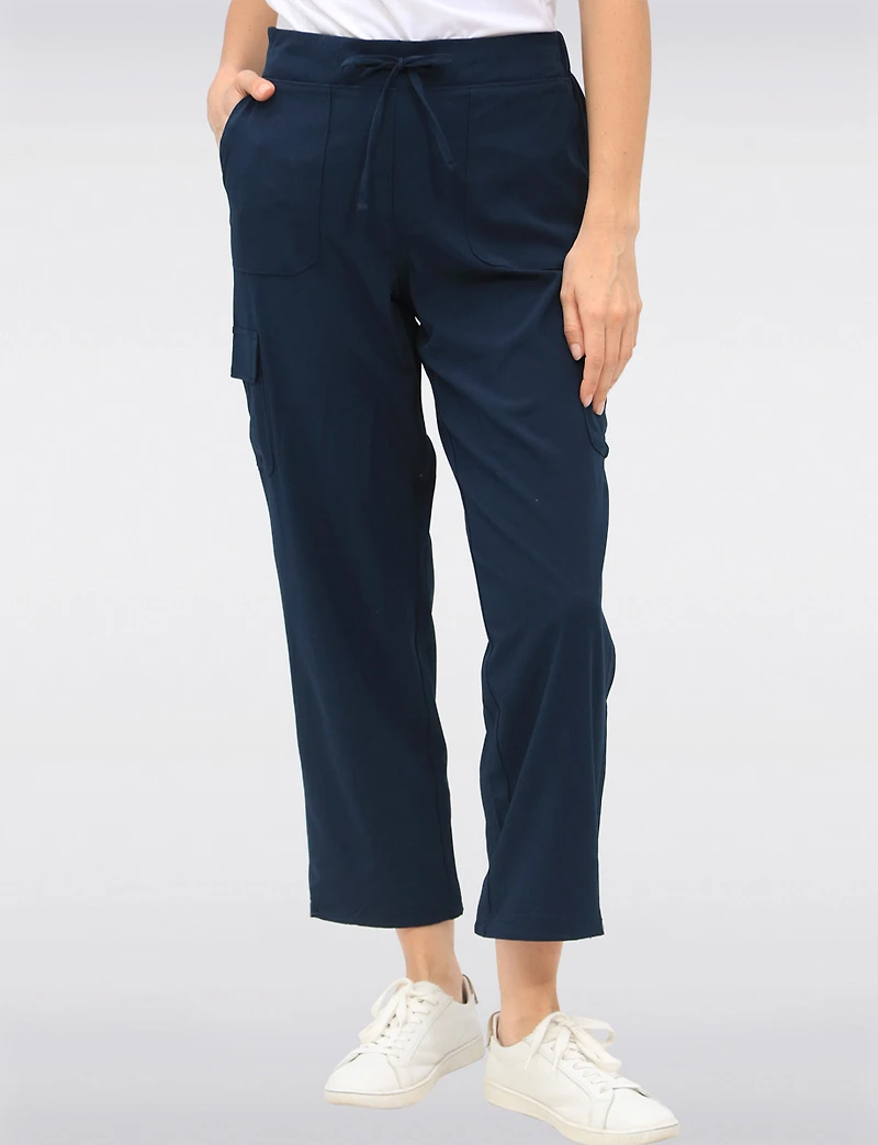 Pantalon Cargo Léger Sculptant à RapiDry Tech & Ourlets Cordons par Point Zero