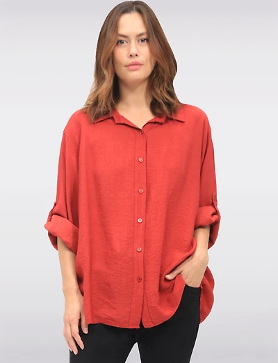 Chemise Décontractée 3/4 Boxing day Deals par Froccella | Manteaux Manteaux