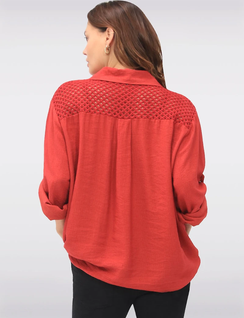 Chemise Décontractée 3/4 Boxing day Deals par Froccella | Manteaux Manteaux