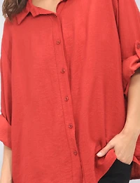 Chemise Décontractée 3/4 Boxing day Deals par Froccella | Manteaux Manteaux