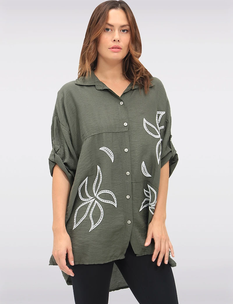 Blouse Floral Boxing day Deals par Froccella | Manteaux Manteaux