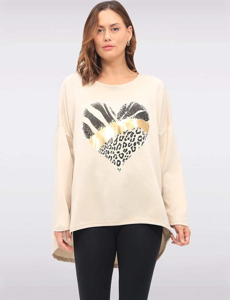 Top Coeur Foil Boxing Day par Froccella | Manteaux