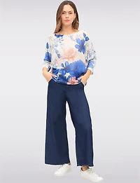 Haut Tricot Motif Floral Boxing Day par Froccella | Manteaux