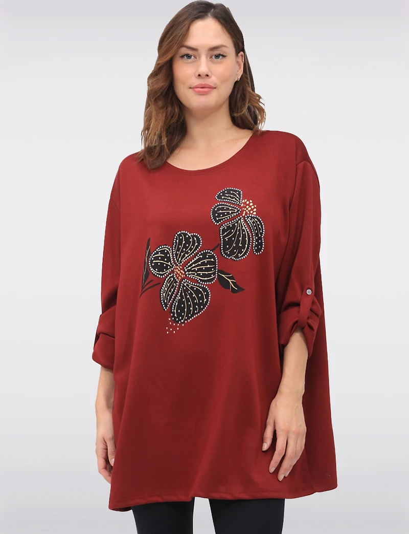 Haut Cardigan Floral Boxing day Soldes par Froccella | Manteaux