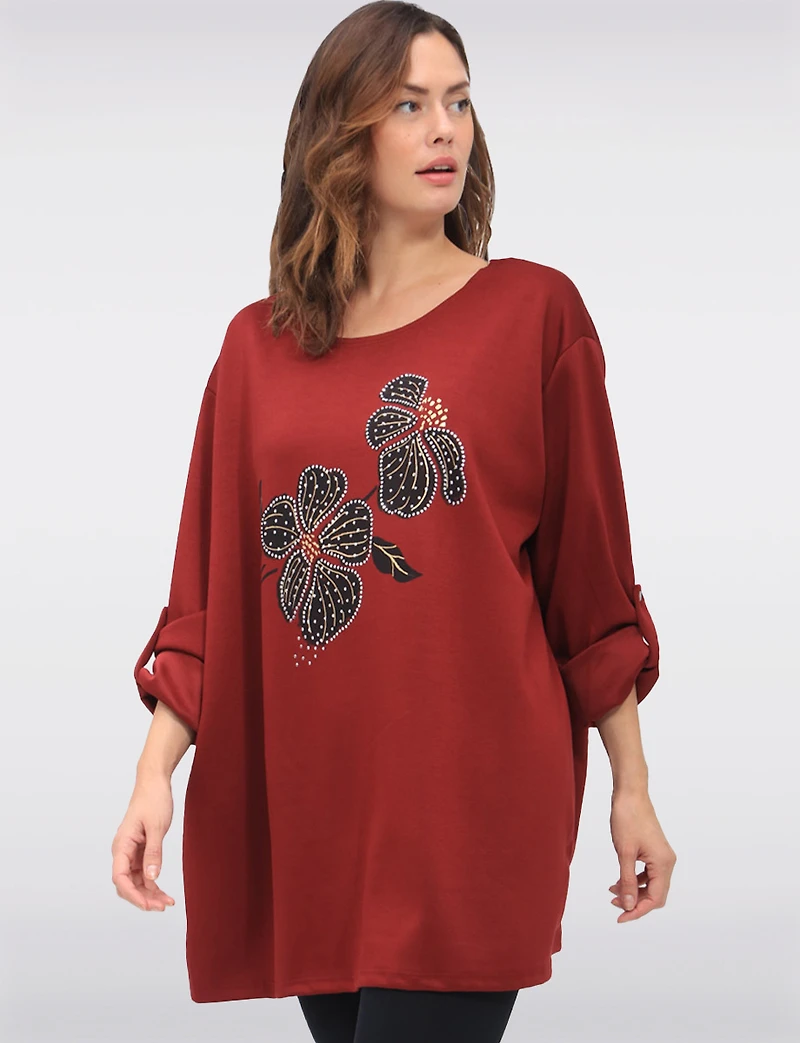 Haut Cardigan Floral Boxing day Soldes par Froccella | Manteaux