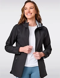 Parka Active Imperméable Légère à Coupe Ajustée avec Capuche par Free Country