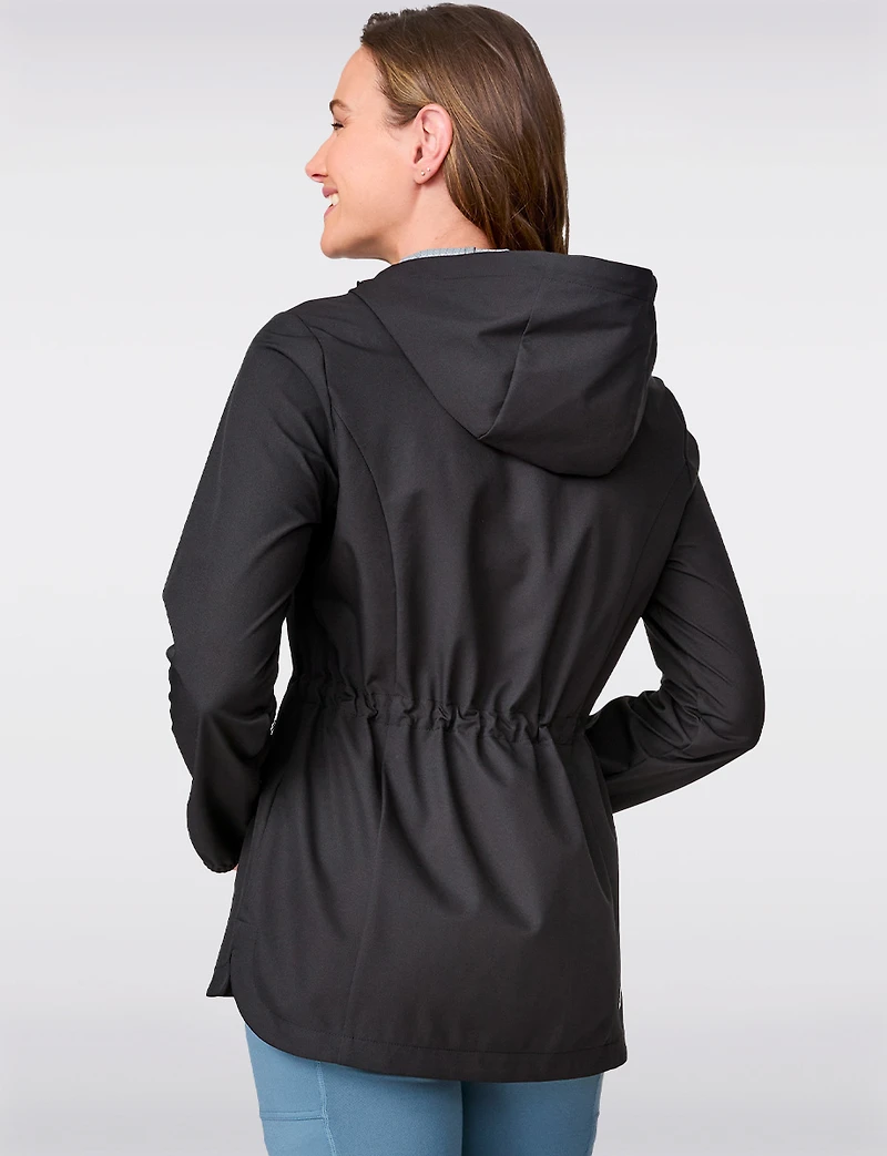 Parka Active Imperméable Légère à Coupe Ajustée avec Capuche par Free Country