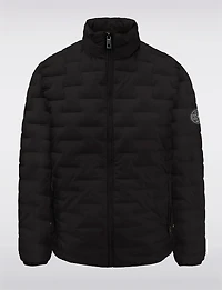 Veste Doudoune Légère Matelassée Noir en Eco-Duvetpour Homme par Point Zero