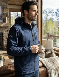 Veste Légère & Imperméable Coquille Souple avec Capuche par Point Zero