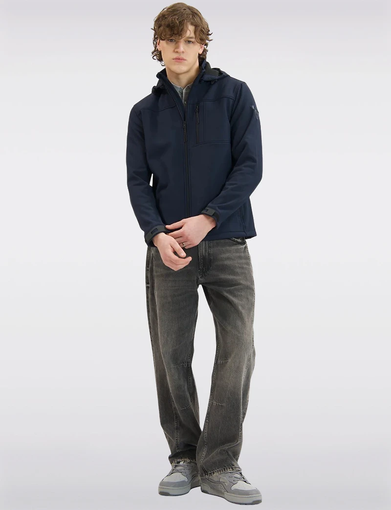 Veste Légère & Imperméable Coquille Souple avec Capuche par Point Zero