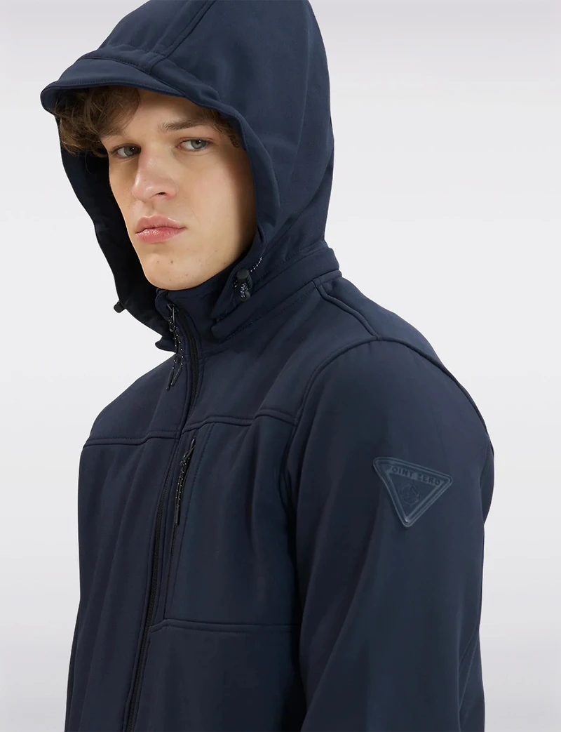 Veste Légère & Imperméable Coquille Souple avec Capuche par Point Zero