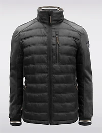 Veste Matelassée Légère & Sportive avec Détails Tricotés par Point Zero
