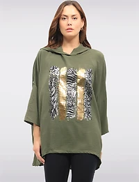 Haut Capuche Décontracté Boxing day Offres par Froccella | Manteaux Manteaux