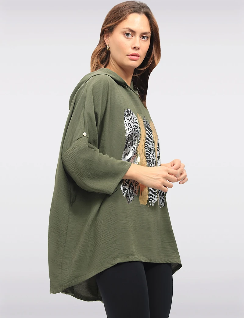 Haut Capuche Décontracté Boxing day Offres par Froccella | Manteaux Manteaux