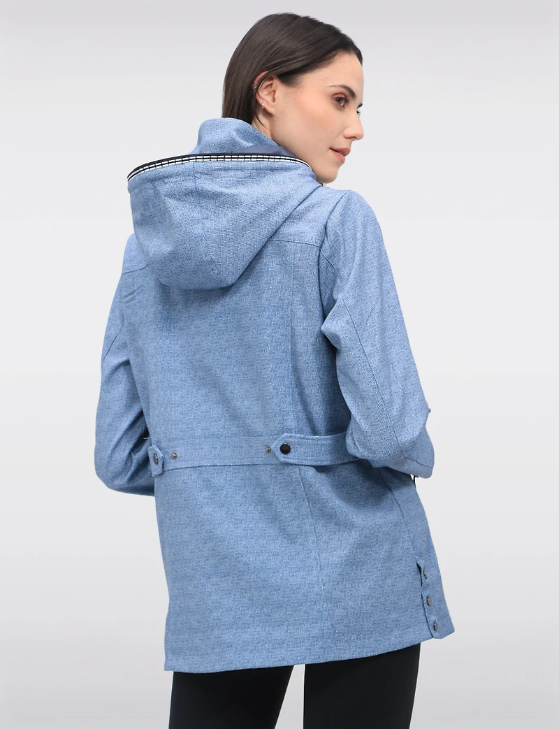 Veste Soft?Shell Légère Breathe?Tech® Végane avec Capuche Détachable par Saki