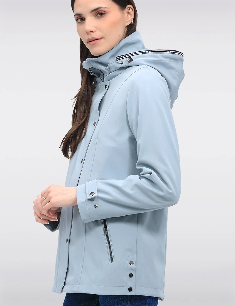 Veste Soft-Shell Légère Breathe-Tech® Végane avec Capuche Détachable par Saki
