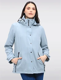 Veste Soft-Shell Légère Breathe-Tech® Végane avec Capuche Détachable par Saki