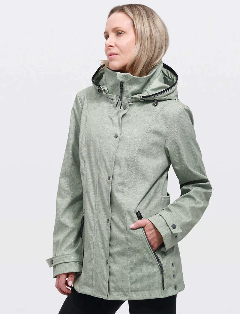 Veste Soft-Shell Légère Breathe-Tech® Végane avec Capuche Détachable par Saki