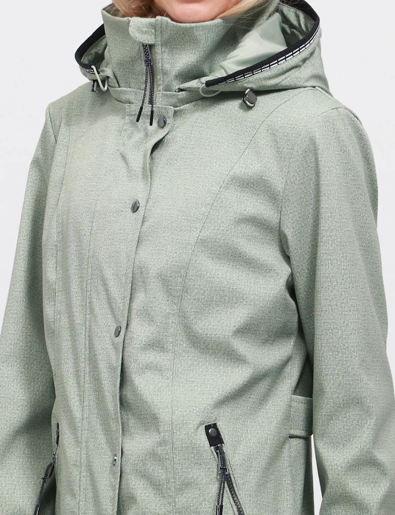 Veste Soft-Shell Légère Breathe-Tech® Végane avec Capuche Détachable par Saki
