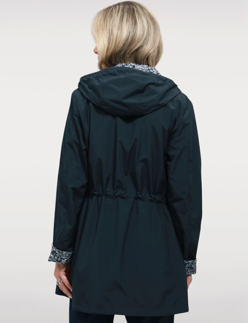 Veste Réversible Légère ActivTech® Parka Végan Avec Capuche par Saki