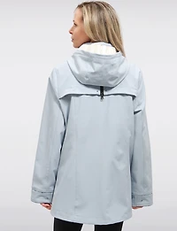 Manteau Végan Breathe-Tech® Softshell Polyvalente avec Capuche Amovible par Saki