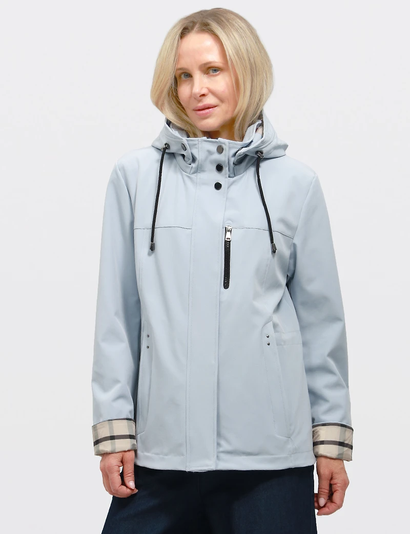 Parka Végan Breathe-Tech® Softshell Polyvalente avec Capuche Amovible par Saki