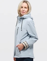 Parka Végan Breathe-Tech® Softshell Polyvalente avec Capuche Amovible par Saki