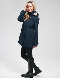 Veste Parka Léger Végan Breathe-Tech® Softshell avec Capuche Amovible – Saki