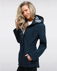 Manteau Végan Breathe-Tech® Softshell avec Capuche Amovible par Saki