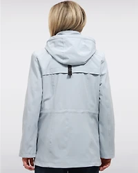 Manteau Végan Breathe-Tech® Softshell avec Capuche Amovible par Saki