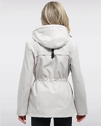 Manteau Végan Breathe-Tech® Softshell avec Capuche Amovible par Saki