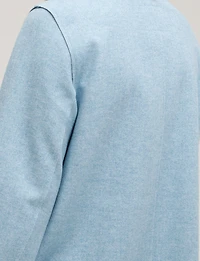 Veste Chic Mi-longue Col Haut À Simple Boutonnage Avec Poches Plaquées Par Junge