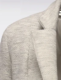 Blazer Coatigan à Coupe Droite Devant Ouvert Col Cranté & Poches Par Only