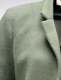 Blazer Coatigan à Coupe Droite Devant Ouvert Col Cranté & Poches Par Only