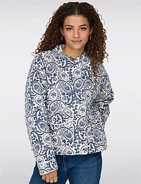 Manteau Matelassé Court à Imprimé Floral Tendance avec Poches Plaquées par Only