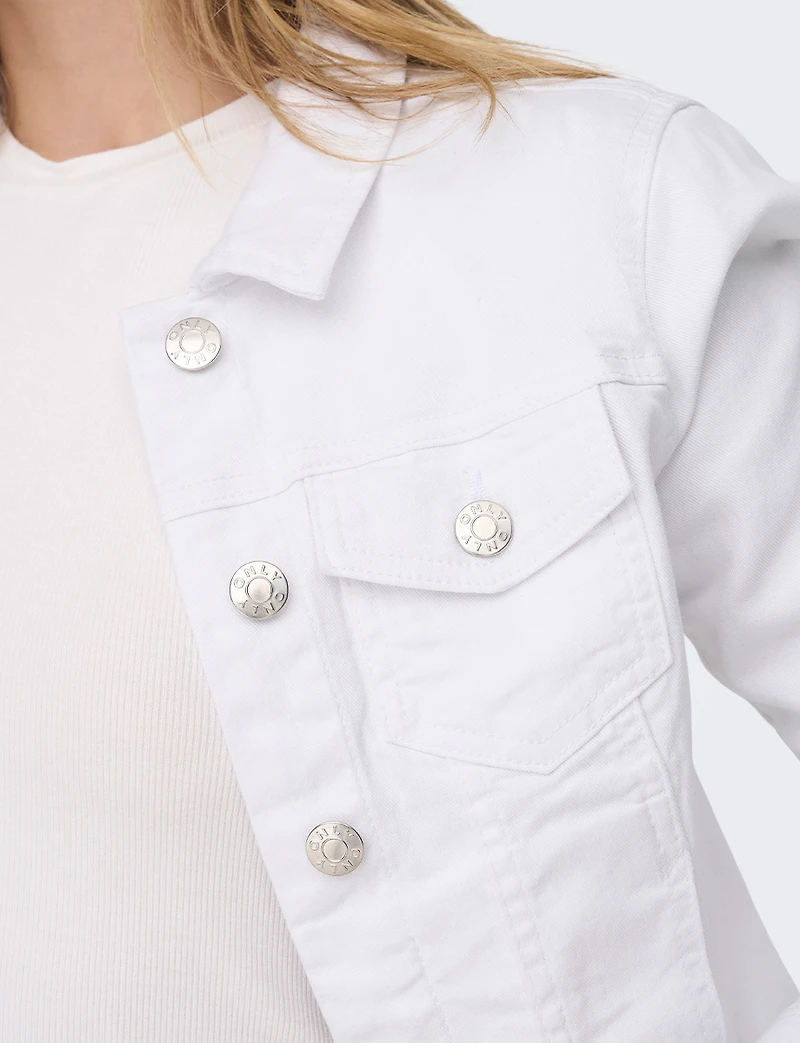 Veste en Denim Classique Courte - Coupe Décontractée Femme | Jean Only