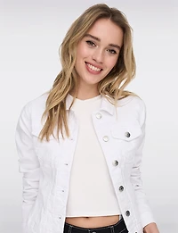 Veste en Denim Classique Courte - Coupe Décontractée  Femme | Jean Only