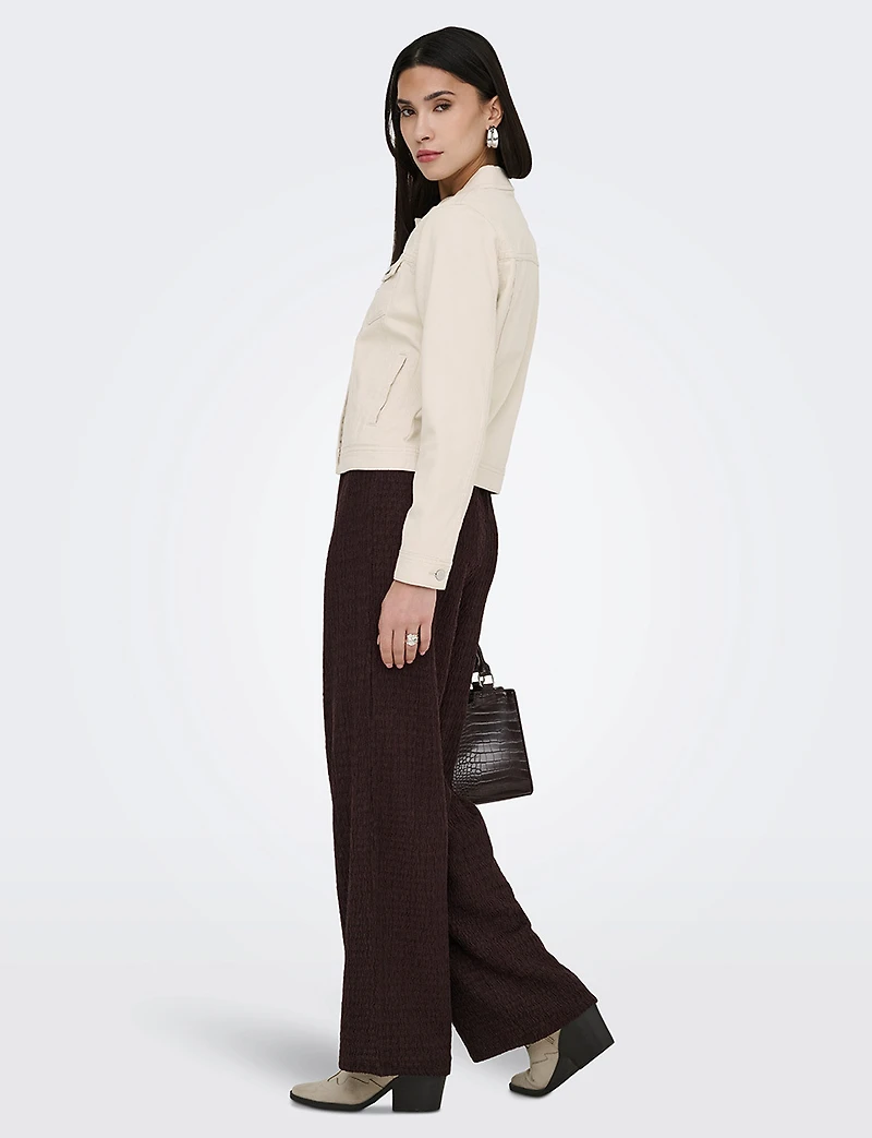 Veste en Denim Pastel | Style Jean Coupe Courte & Ajustée par Only