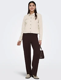 Veste en Denim Pastel | Style Jean Coupe Courte & Ajustée par Only