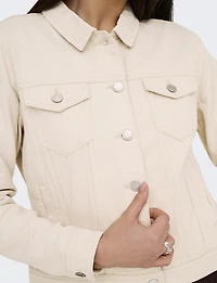 Veste en Denim Pastel | Style Jean Coupe Courte & Ajustée par Only