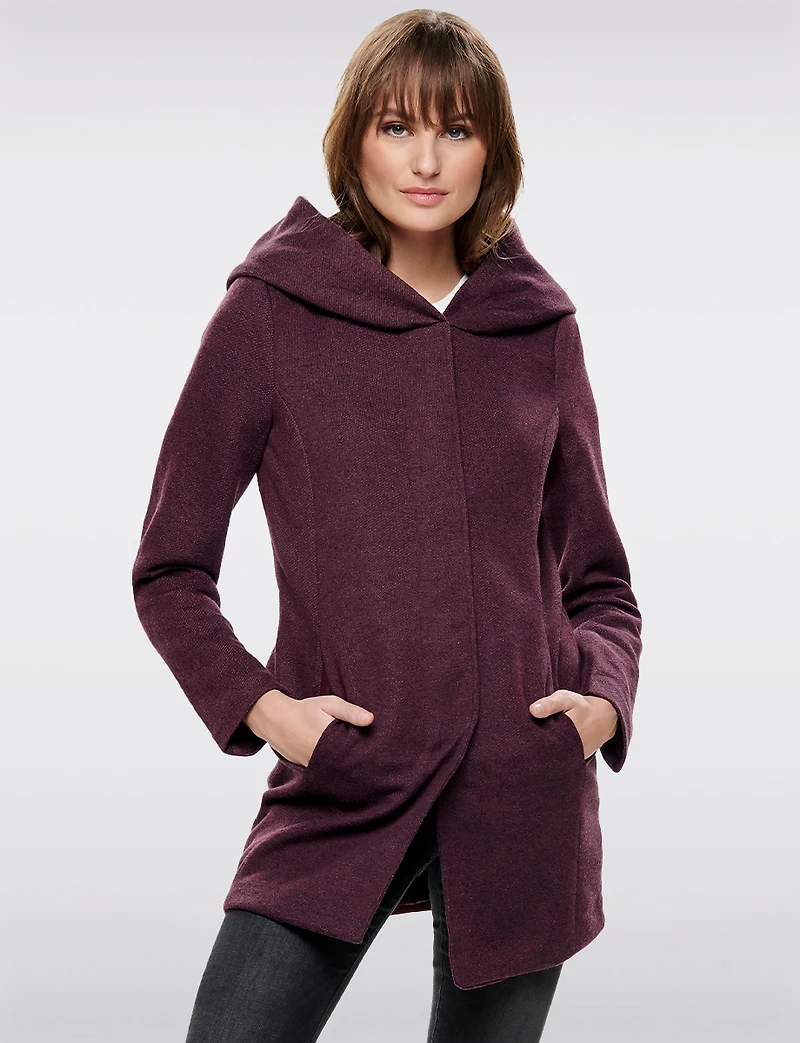 Veste Capuche Zip Boxing Day par Only | Manteaux