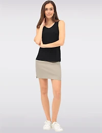 Camisole Confort Sans Manches à Encolure Ronde Extensible par Perle